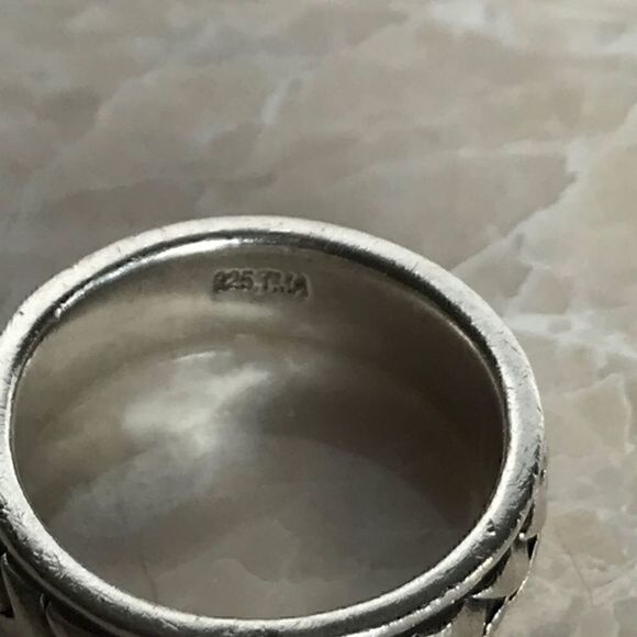 Elegant Braided Intricate Design 925 Silver Ring - Picture 3 of 6